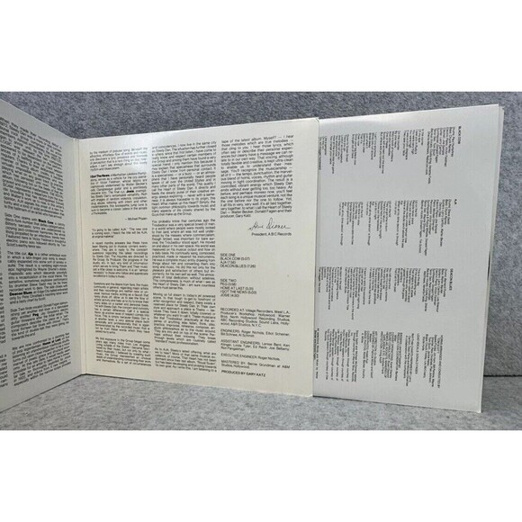Steely Dan - AJA ABC Records ABCL 5225‎ 1977 Gatefold LP Vinyl Record Vintage - Picture 7 of 15
